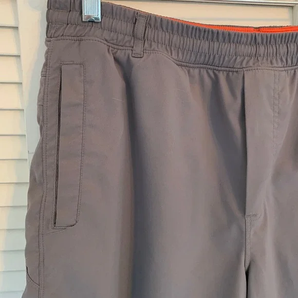 BirdDogs Boom Classic Lined Shorts Gray‎ Elastic Waist Pockets Stretch Mens XL - Picture 9 of 11